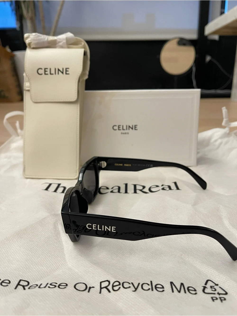 CELINE Wayfarer Tinted Sunglasses